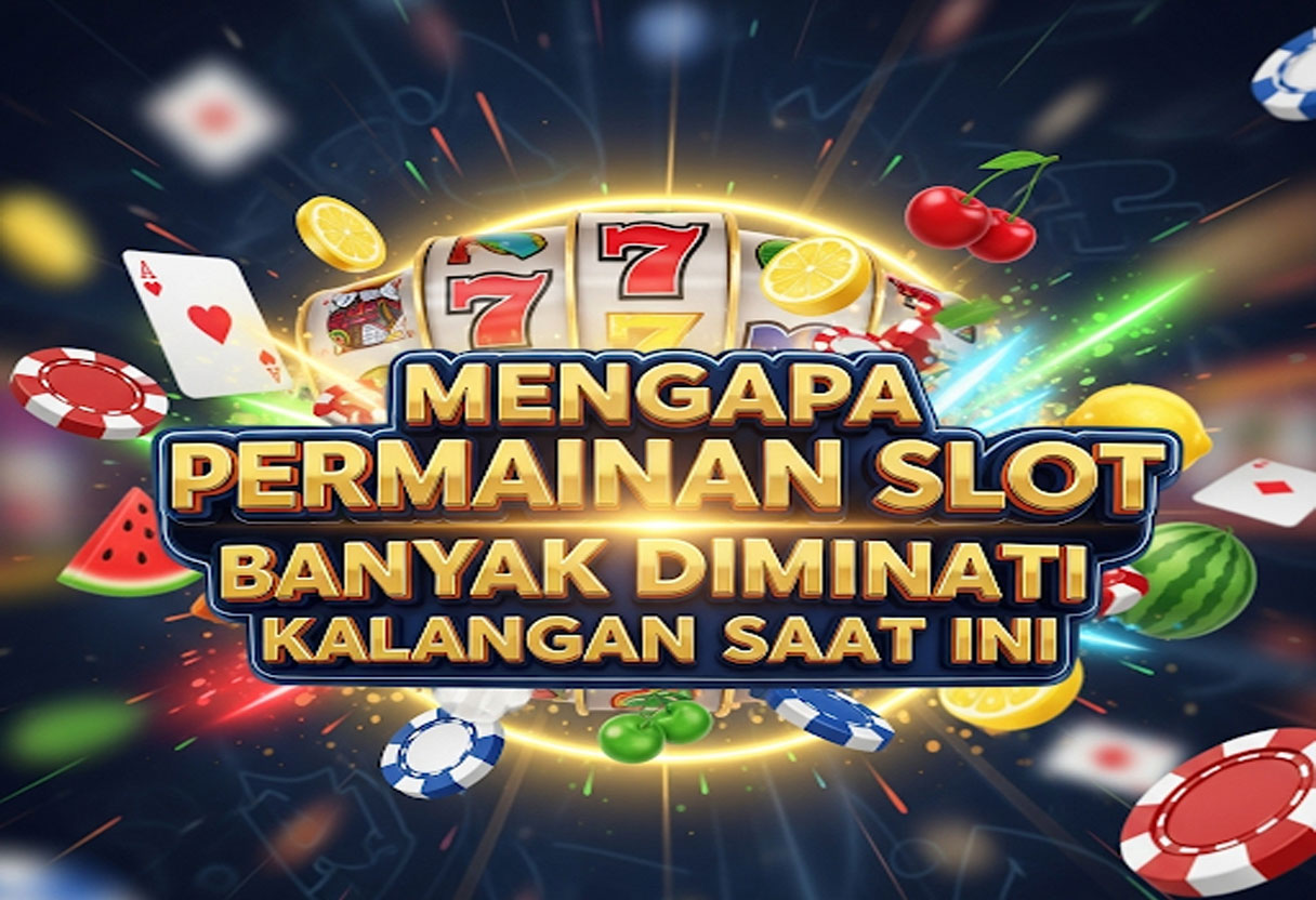 Mengapa Permainan Slot Banyak Diminati Kalangan Saat Ini